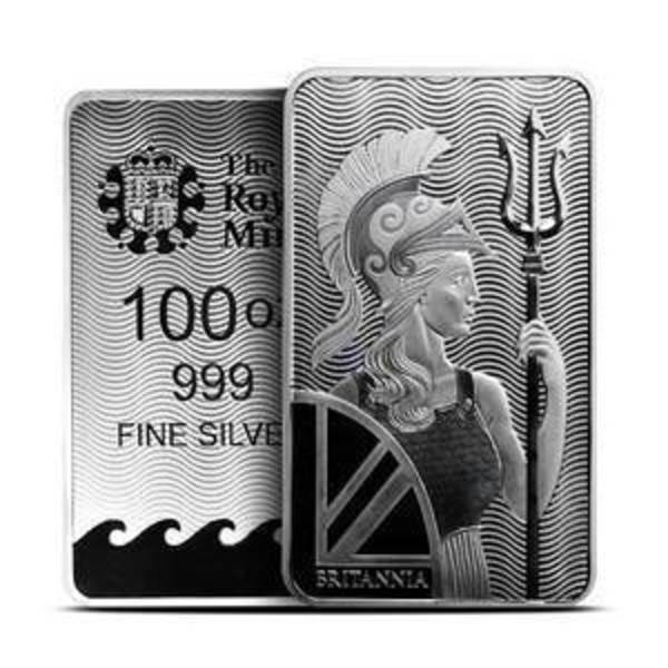 Britannia 100 oz Silver Bar