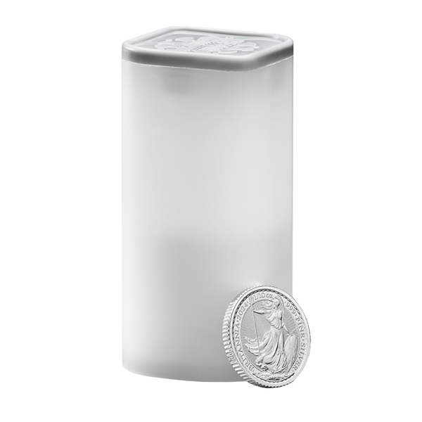 Great Britain Britannia 1/10 oz Silver (Tube/Roll of 16 coins)