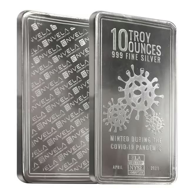 10 oz Envela Uncle Sam COVID-19 Silver Bar