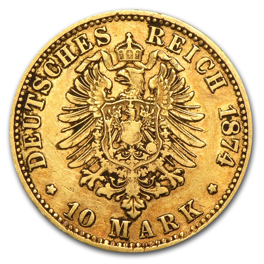 German 10 Marks Gold Coin