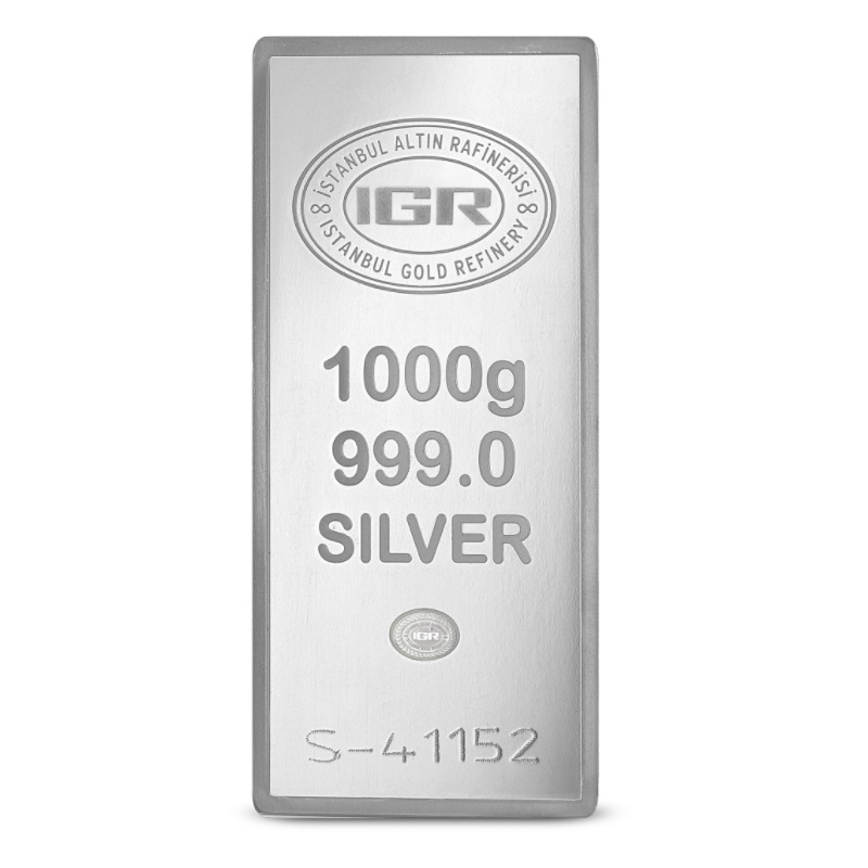 IGR Kilo Silver Bar with Assay