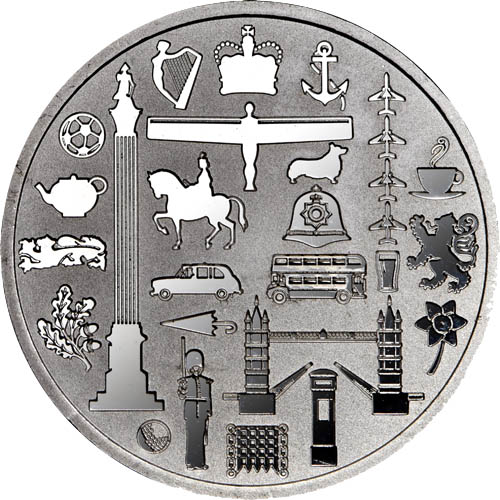 1 oz Silver Round - British Icons