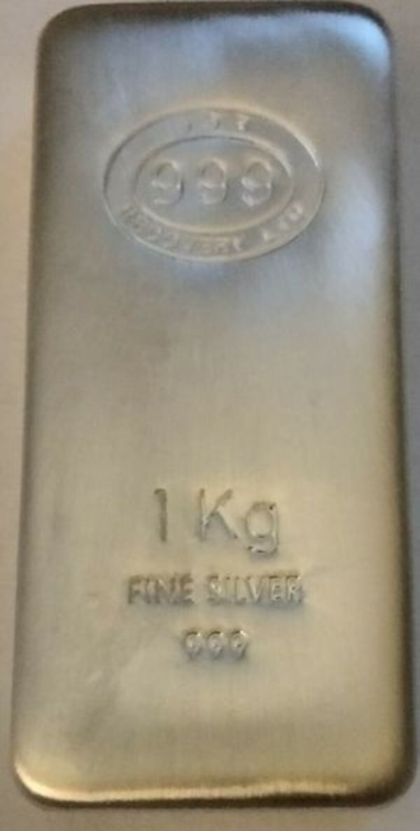 JBR Recovery Ltd Kilo Silver Bar