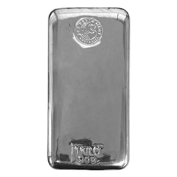 Perth Mint 1 Kilo Silver Bar