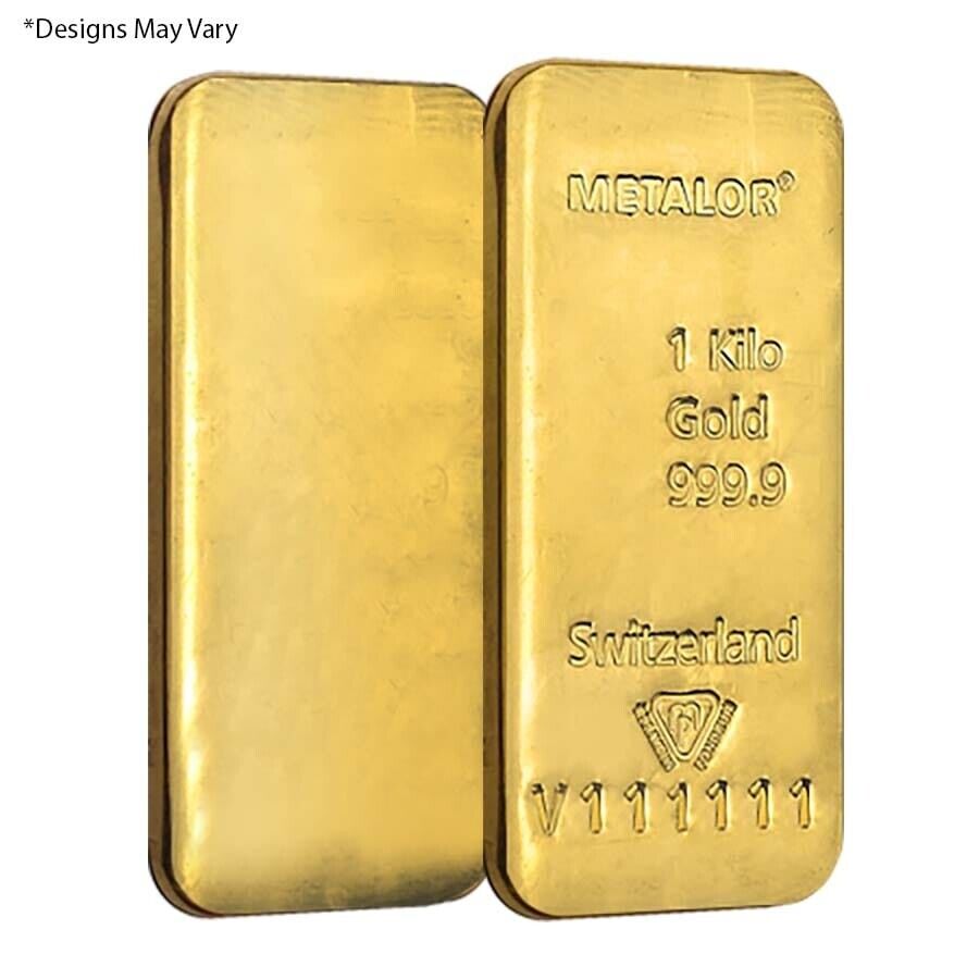 Metalor 1 kilo Gold Bar