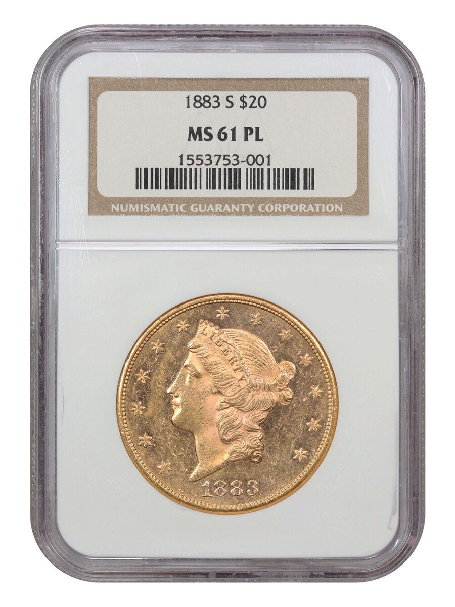 $20 MS-61 Liberty Double Eagle Gold Coin (NGC or PCGS) - Random Year