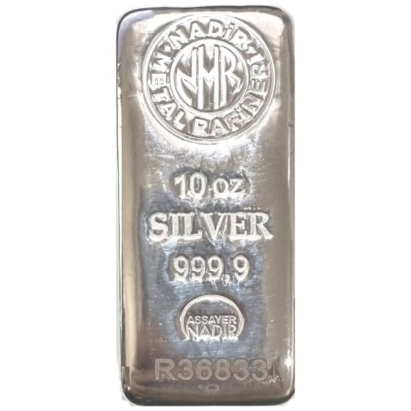 Nadir Refinery 10 oz Silver Bar