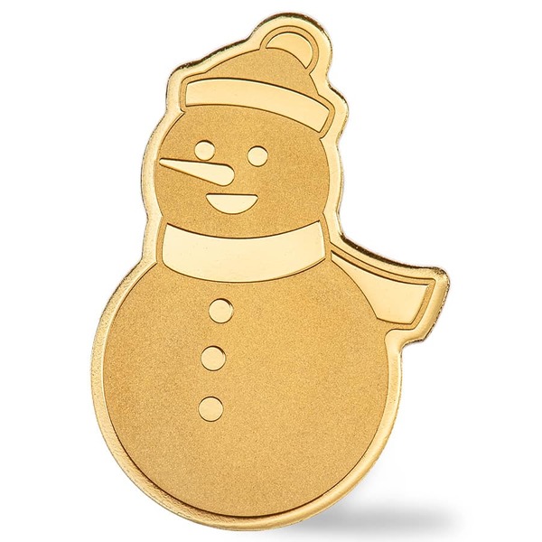 1/2 gram Gold Snowman Coin Palau 