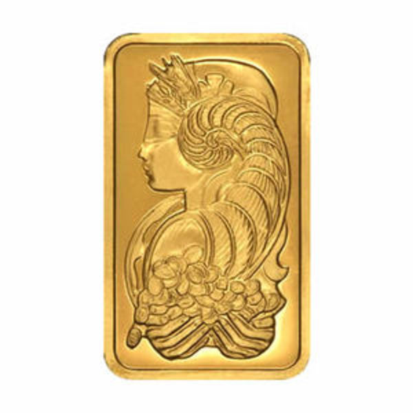 PAMP Suisse Lady Fortuna Design 100 Gram Gold Bar 