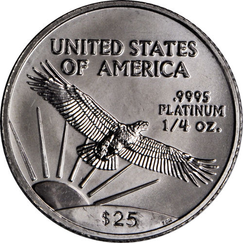 American Platinum Eagle 1/4 oz - Random Year