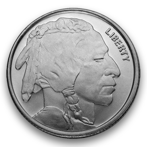 1/4 oz Buffalo Silver Round