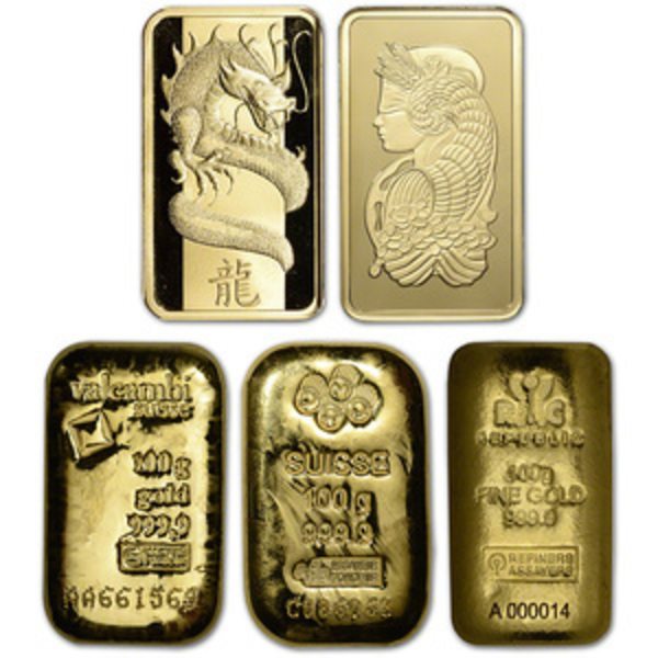 100 gram gold bar