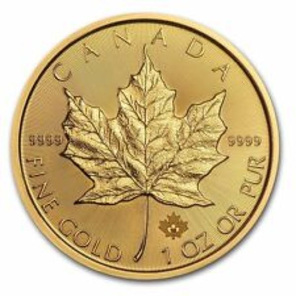1 oz Gold Maple Leaf - Scruffy