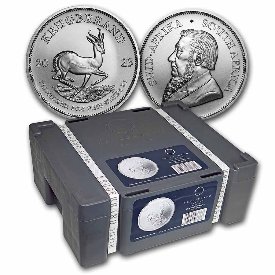 South Africa 1 oz Silver Krugerrand Monster Box