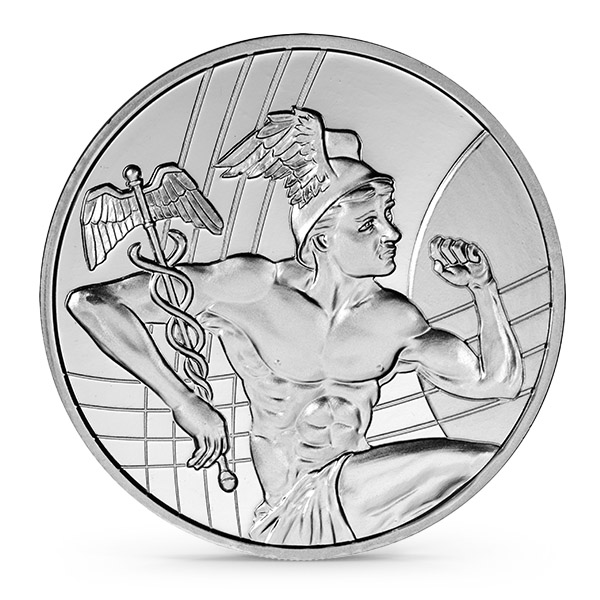 Mercury 1 oz Silver Round