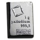 1 gram Palladium Bar
