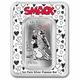 1 oz Silver Colorized Bar - Popeye & Olive Oyl Valentines