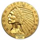 $5 Indian Half Eagle Gold Coin (XF) - Random Year