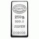 250 gram silver bar