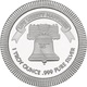 Liberty Bell Stackable 1 oz Silver Round