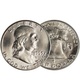 $10 FV Franklin Half Dollars AU
