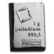 1 gram Palladium Bar
