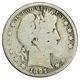 90% Silver Barber Half Dollars - Average Circulated - $1 Face Value