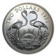 Bahamas $2 Flamingo Silver Coin