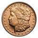 Copper 1 oz Morgan Round