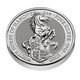 2020 Queen's Beasts White Horse of Hanover 2 oz Silver Coin