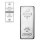 100 oz Asahi Serialized Silver Bar