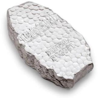 Tombstone Nugget 5 oz Silver Bar