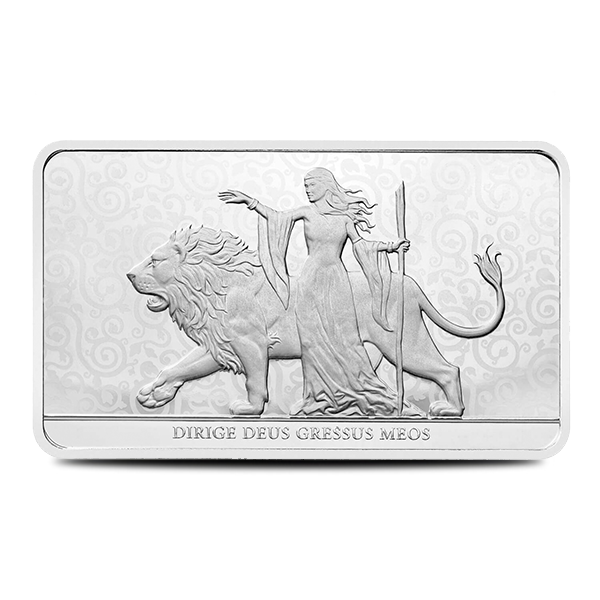 100 oz Una And The Lion Silver Bar