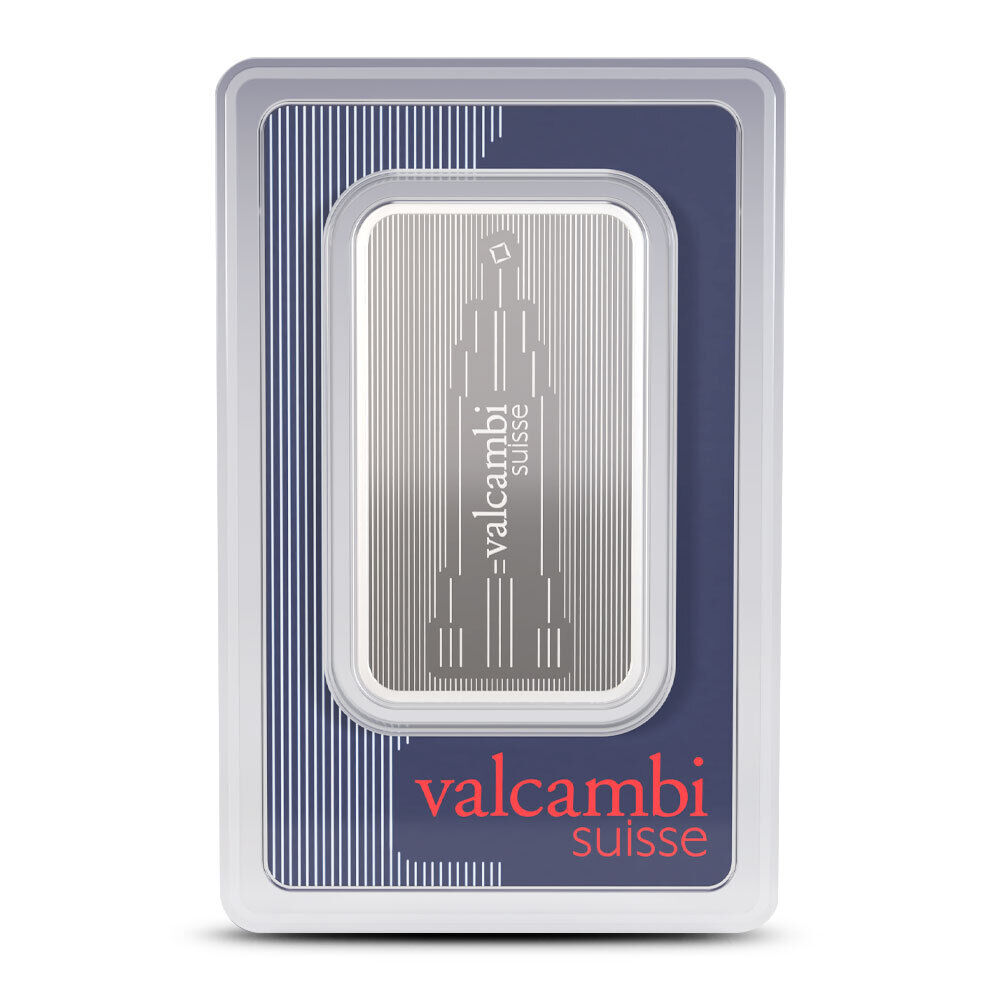 1 oz Valcambi Skyline Silver Bar