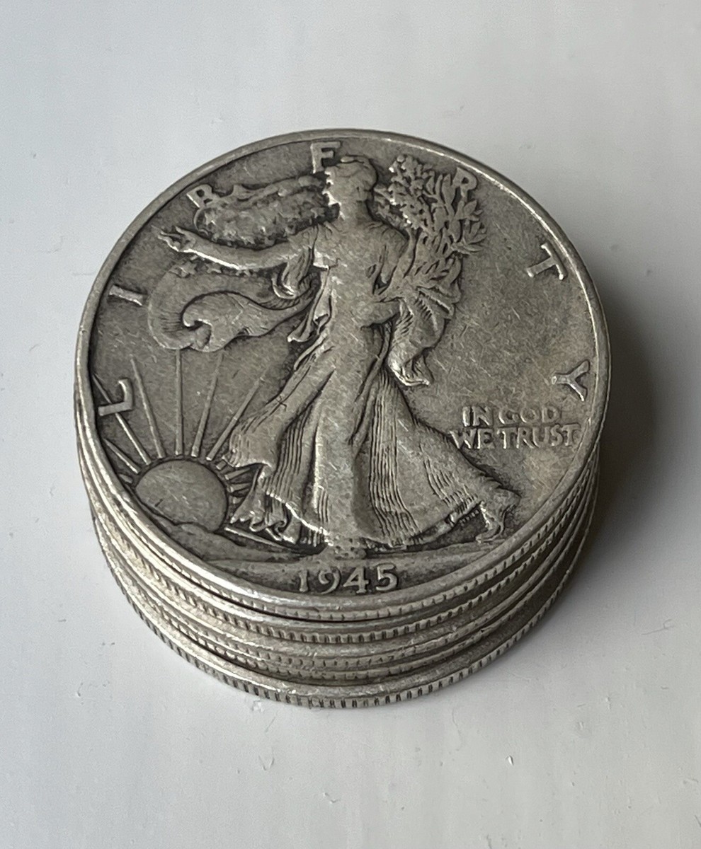 Walking Liberty Half Dollar 90% Silver Coin Bag – $250 Face Value
